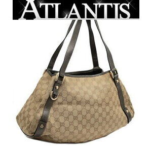 Gucci GG canvas tote bag brown